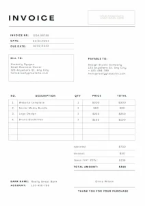 example invoice 3